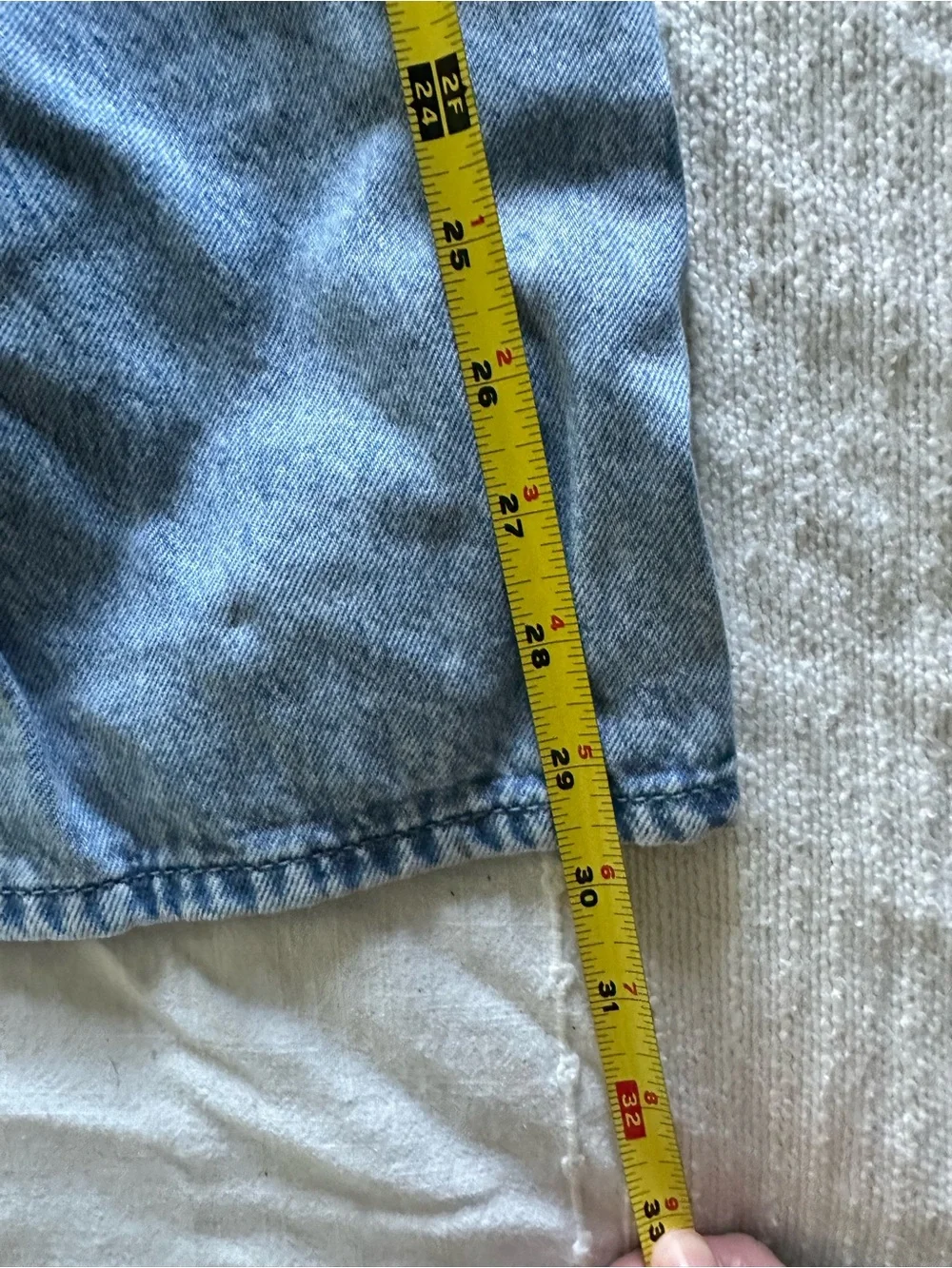 Old Navy Light Blue High-Rise Denim Pants